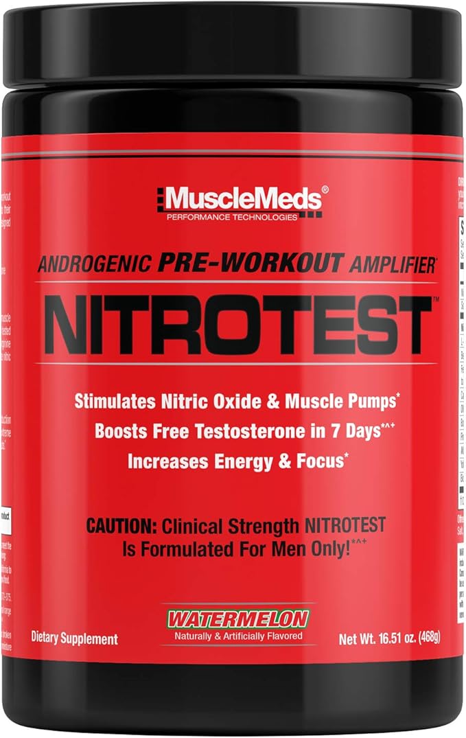 MuscleMeds Nitrotest Test Boosting Pre Workout