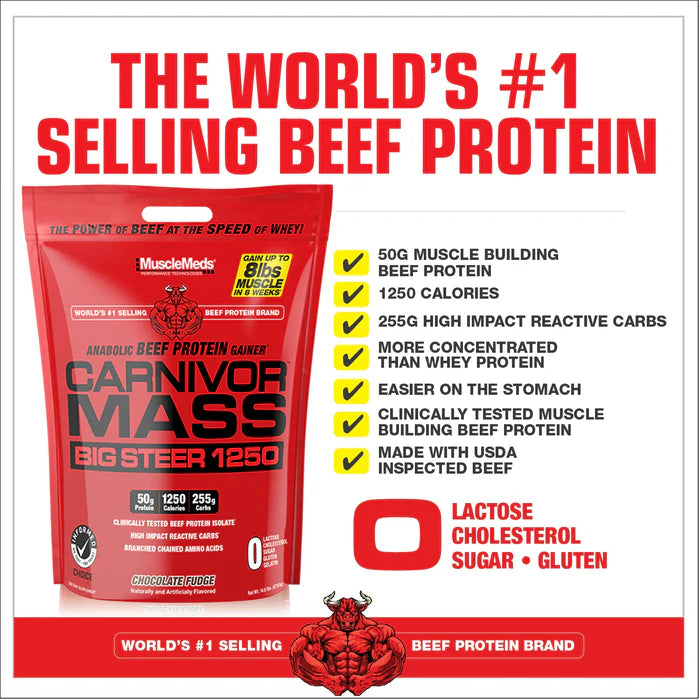 MuscleMeds Carnivor Mass Big Steer