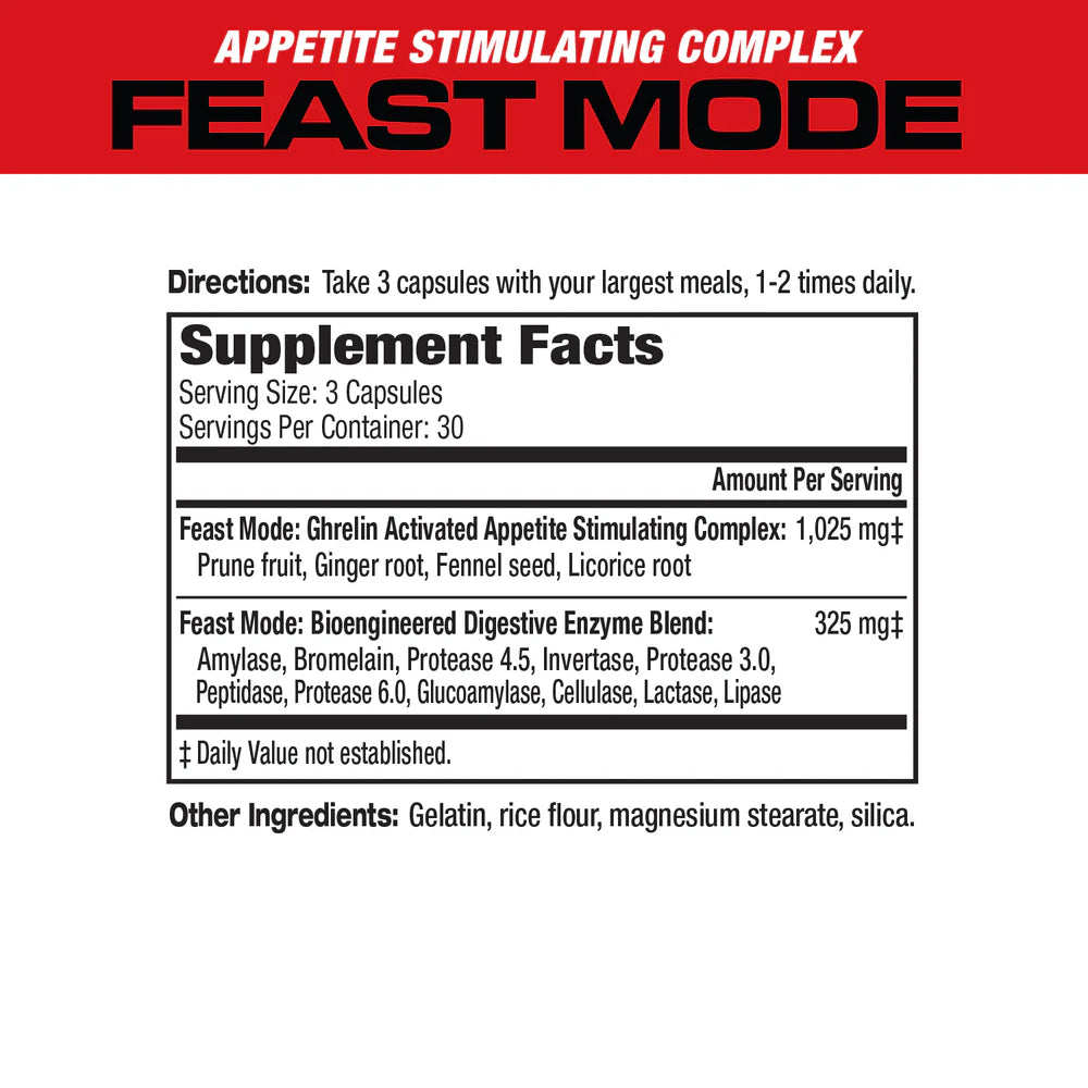 MuscleMeds Feast Mode (90 Capsules)