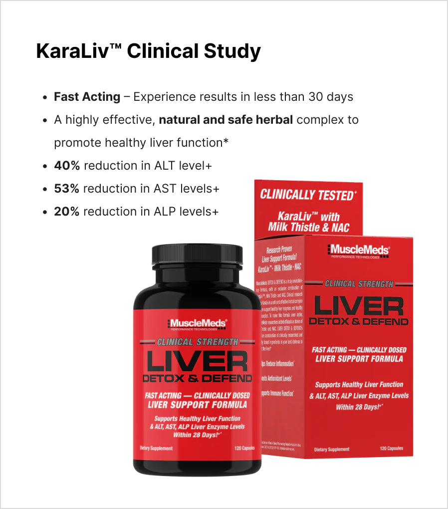MuscleMeds Liver Detox And Defend (120 Caps)