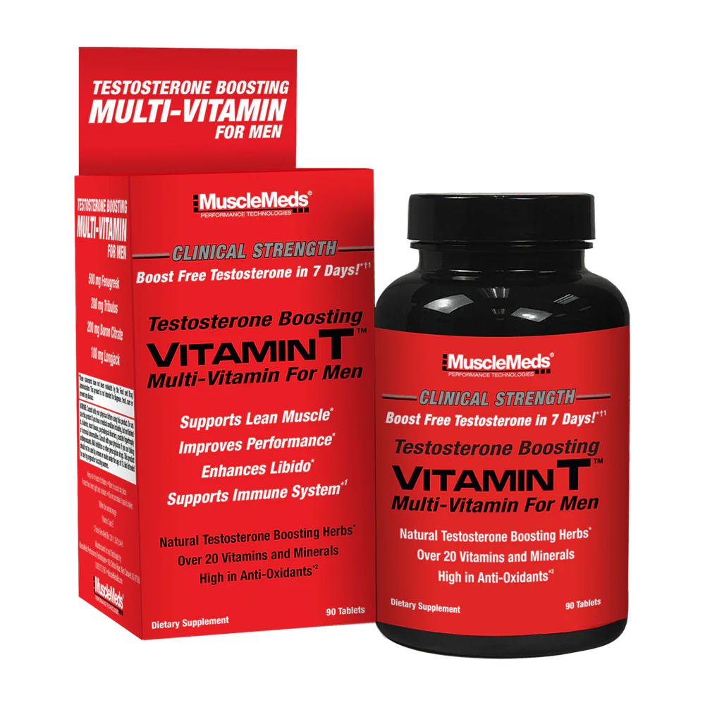MuscleMeds Vitamin T - 2-1 Multivitamin Testosterone Booster