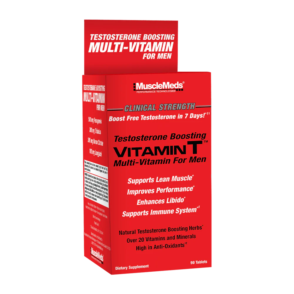 MuscleMeds Vitamin T - 2-1 Multivitamin Testosterone Booster