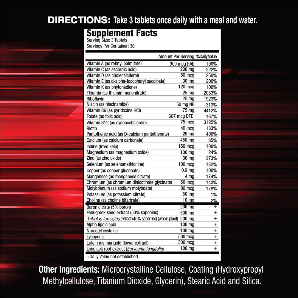 MuscleMeds Vitamin T - 2-1 Multivitamin Testosterone Booster