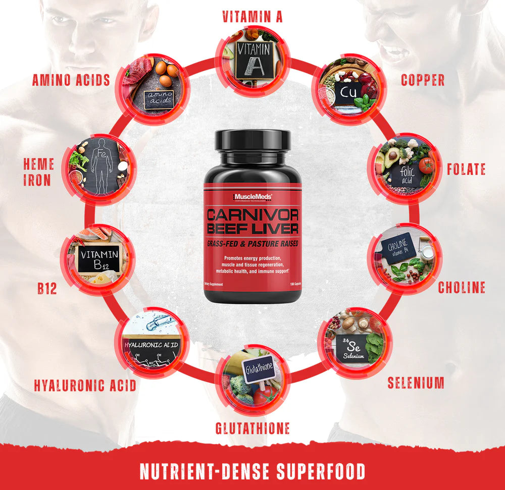 MuscleMeds Beef Liver (180 Caps)