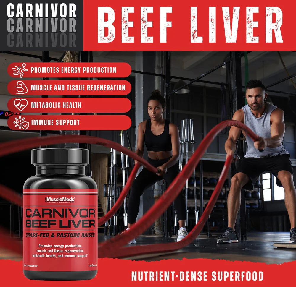 MuscleMeds Beef Liver (180 Caps)