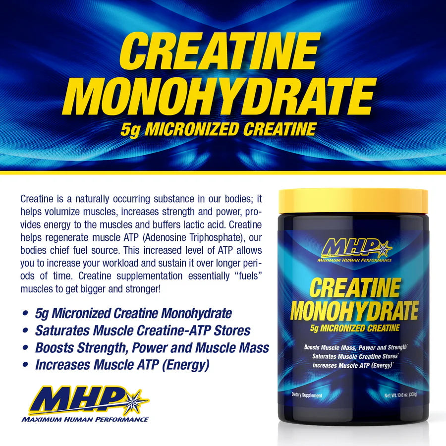 MHP Creatine Monohydrate (300 G)