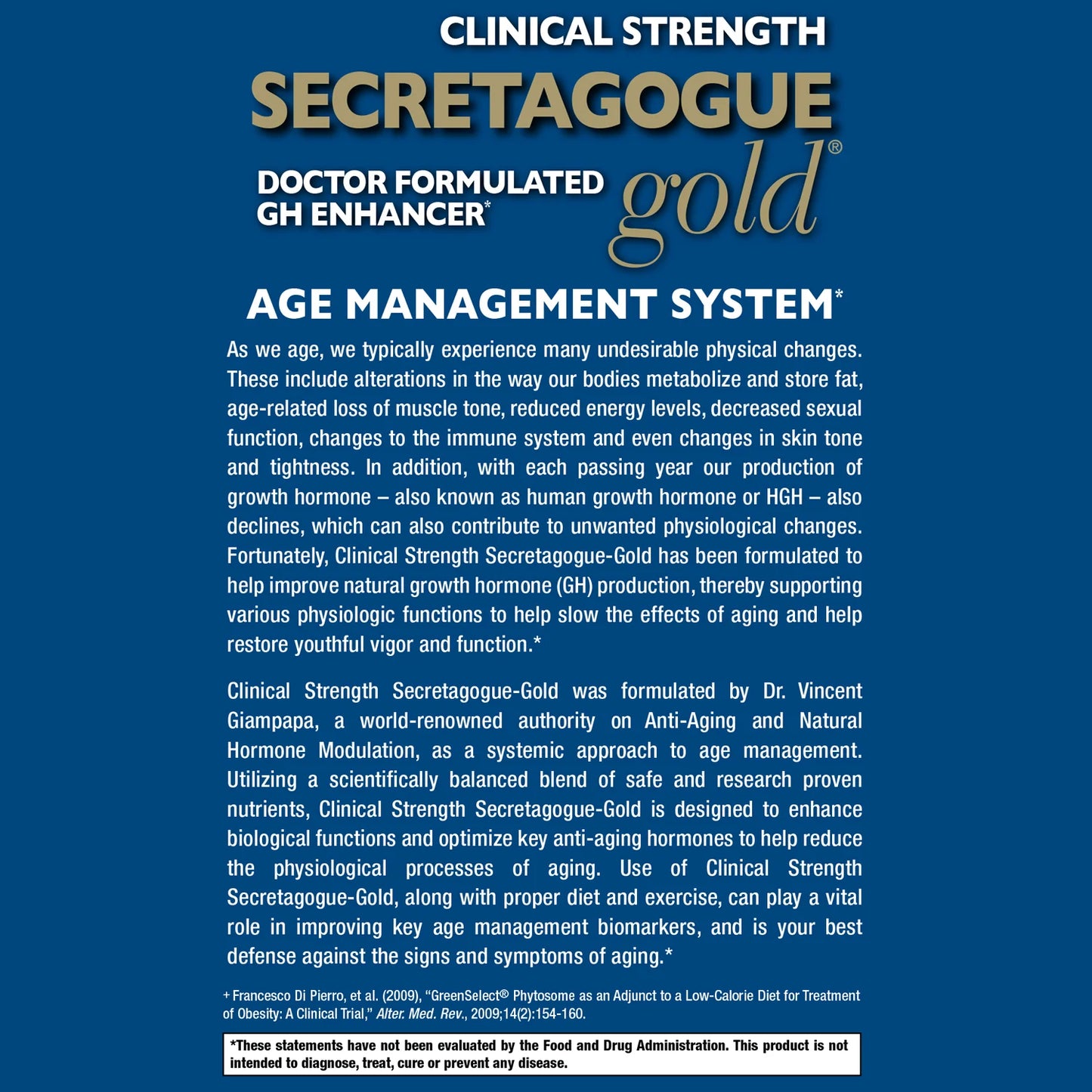 MHP Secretagogue Gold Clinical Strengh (30 Packs, Orange)