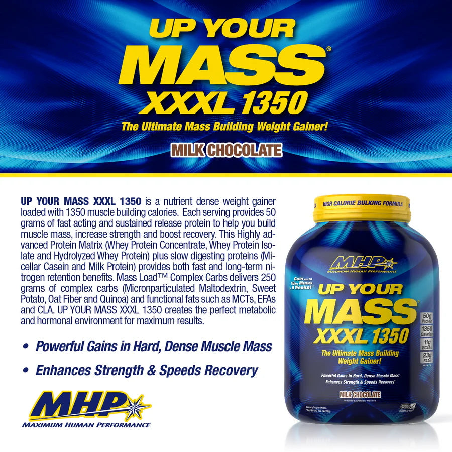 MHP Up Your Mass Xxxl 1350 Mass Gainer