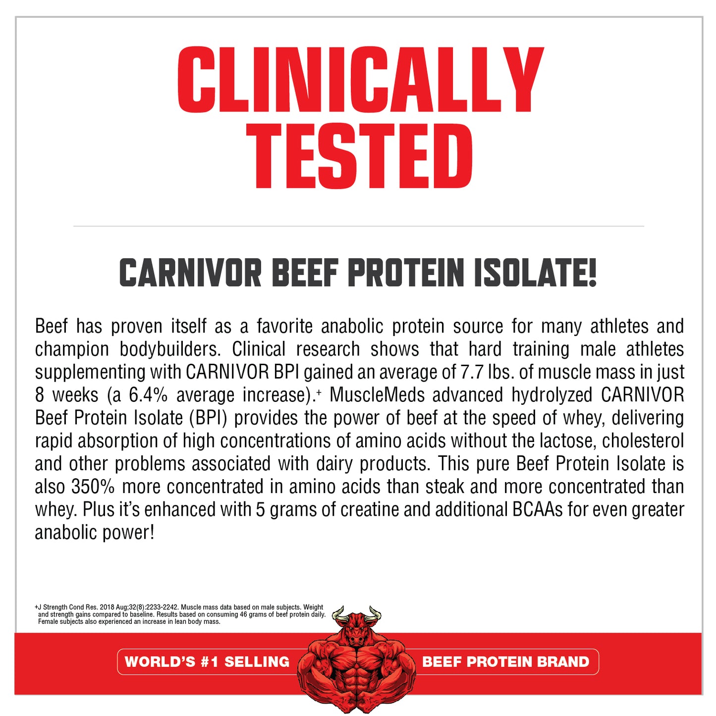 MuscleMeds CARNIVOR Beef Protein Isolate