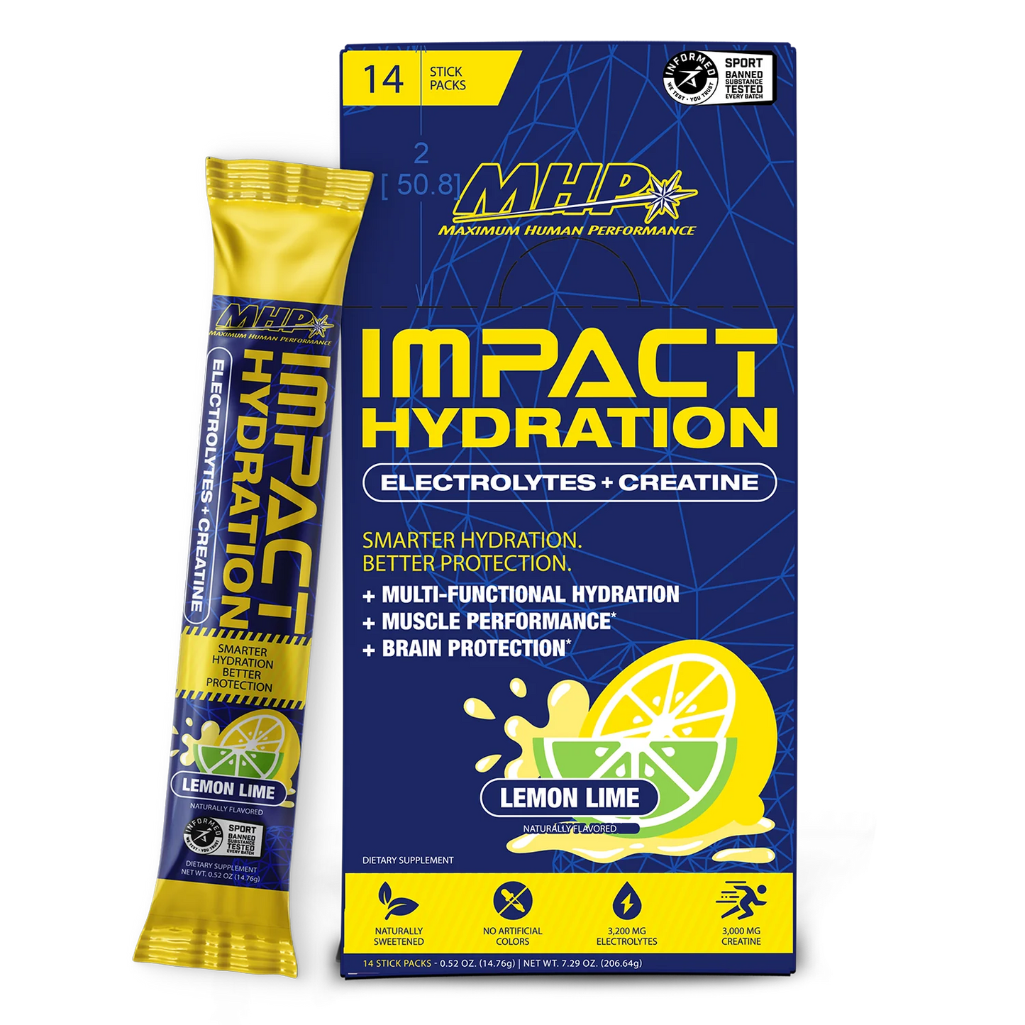 MHP Impact Hydration Electrolyte Mix Stick Pack