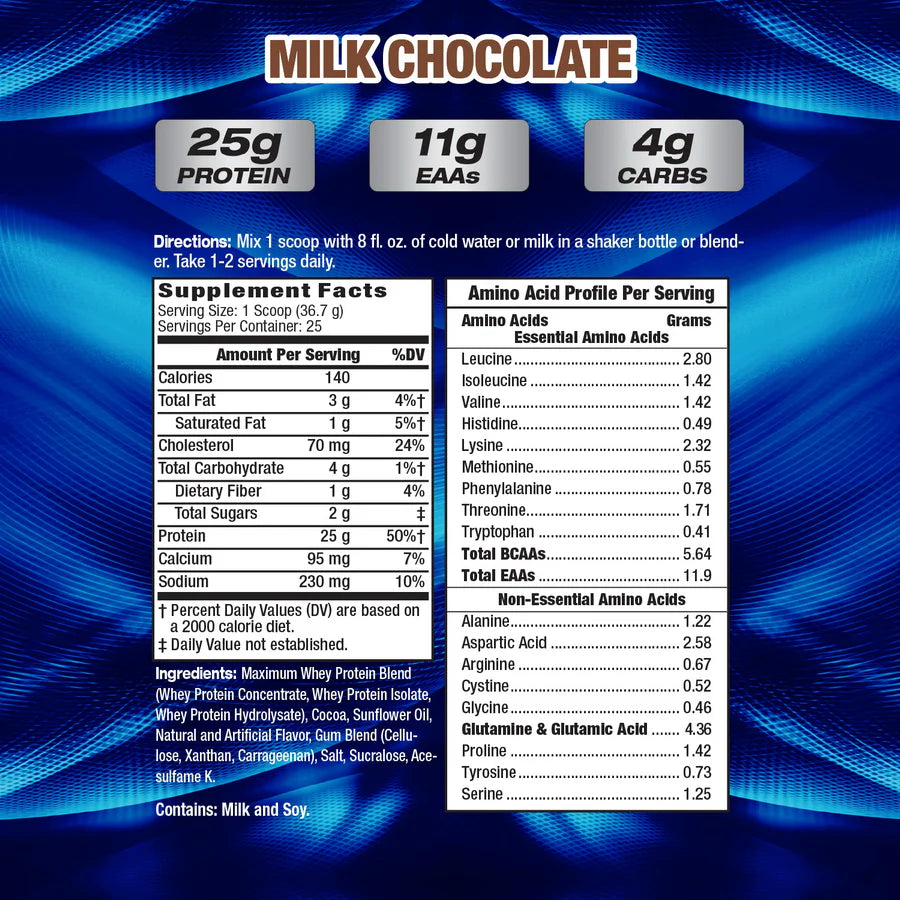MHP Maximum Whey Protein Powder