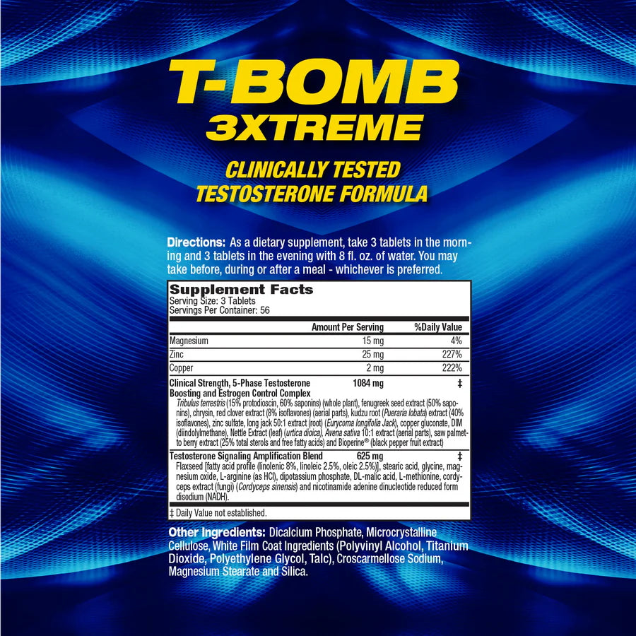 MHP T-Bomb 3Xtreme (168 Tablets)